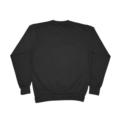 Black Crew-Neck Jumper